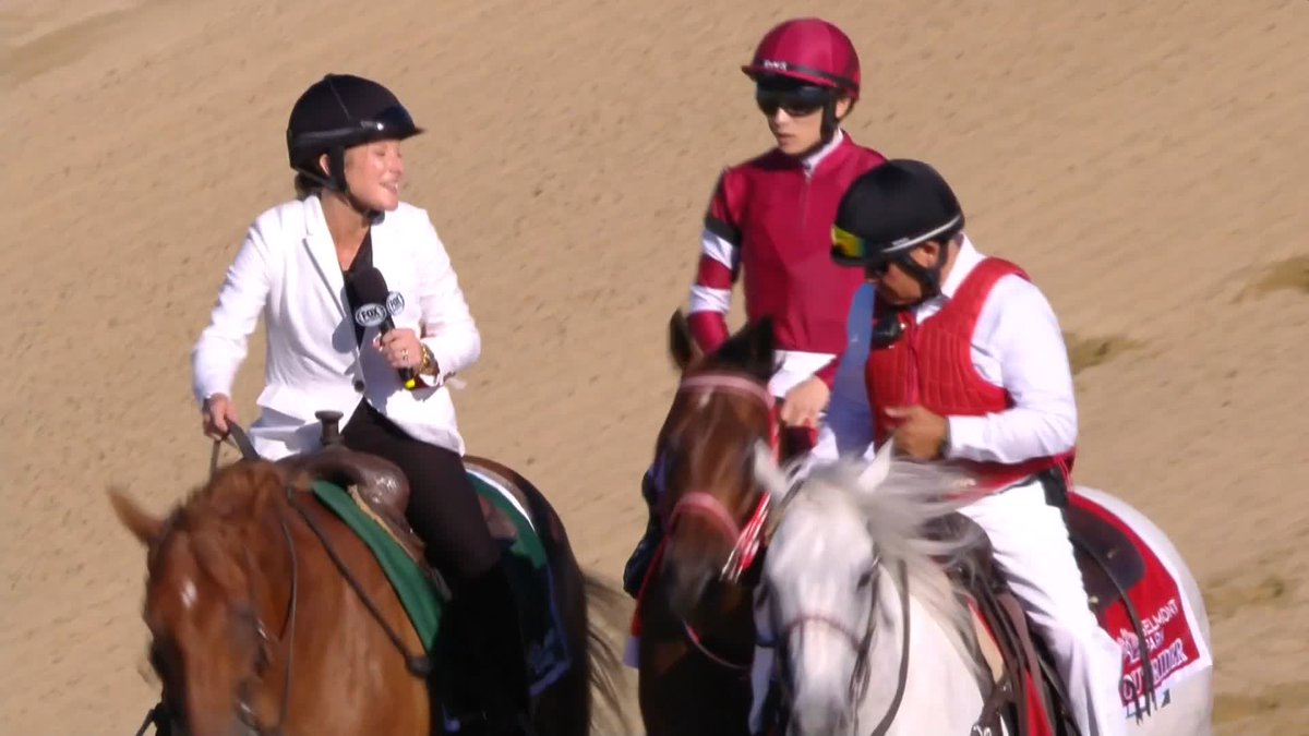 "I'm very proud of him!" ❤️ Hear from Ryusei Sakai after Forever Young got back to winning ways at Belmont Park... #フォーエバーヤング #競馬 #坂井瑠星 netkeiba