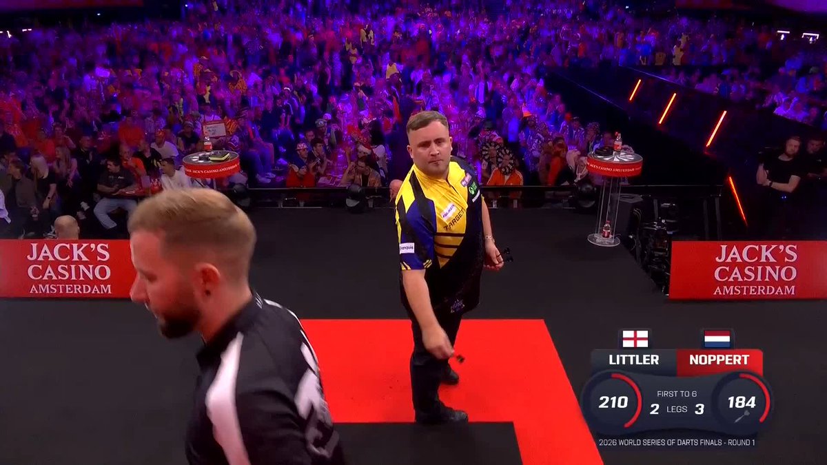 And just like that, Littler is level... 📺 #WSODFinals | R1
