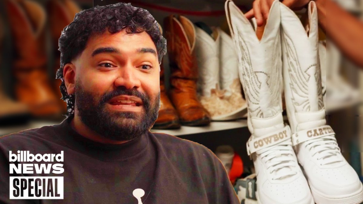 Andy Martinez is giving us a look inside his creative world. 👀👟 During New York Fashion Week, Martinez welcomed Billboard News into his home studio and broke down how he transformed Air Force 1s into his signature “&amp;e Boot.” This is one you don’t want to miss. 🤠