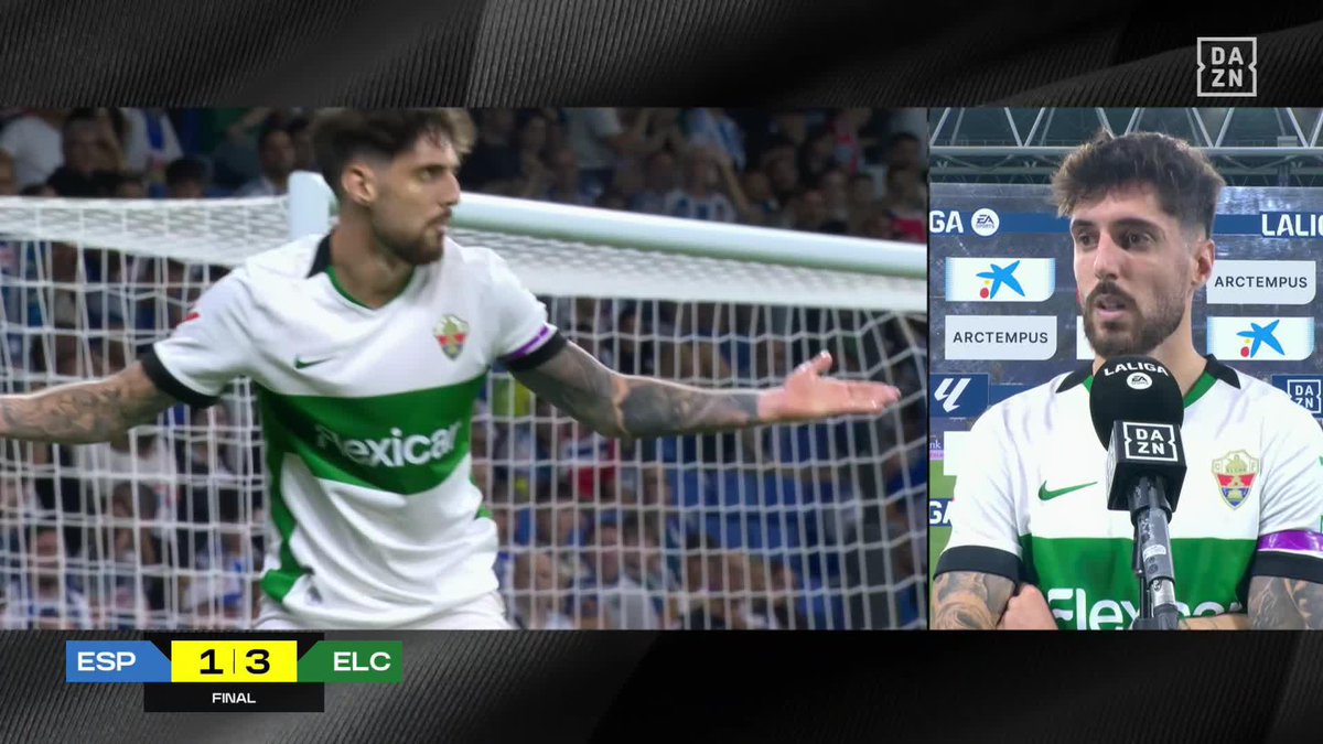 🗣️"Lo que hacemos, lo hacemos juntos" Fer Niño y el mensaje de unión en el vestuario del Elche para llevarse la victoria ante el Espanyol✅ #LALIGAenDAZN⚽