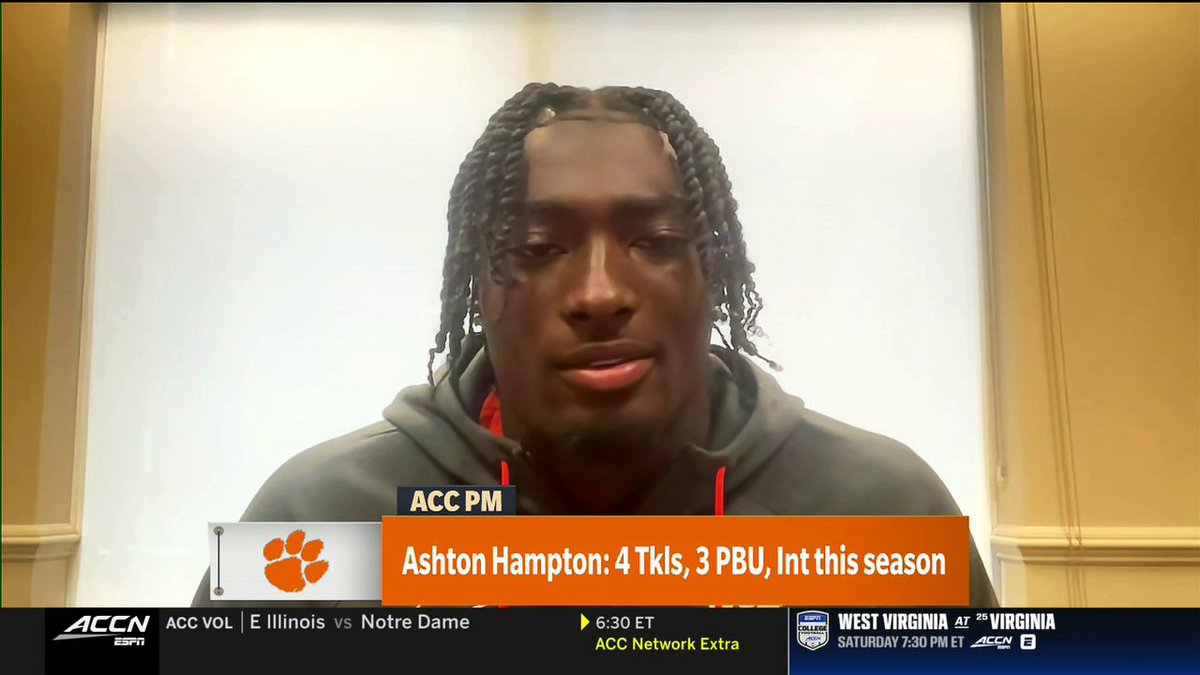 Ashton Hampton is an elite DB ... and trash talker 🔒😂 Clemson Football