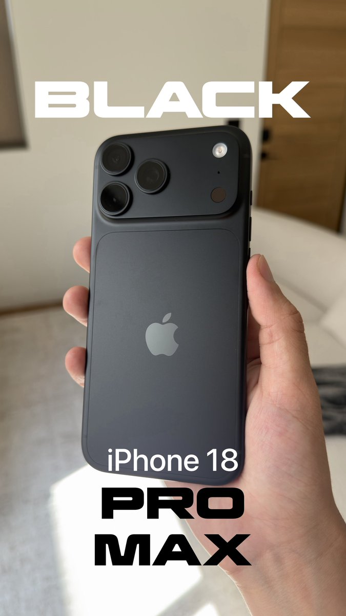 Unboxing the iPhone 18 Pro Max in Black 🔥