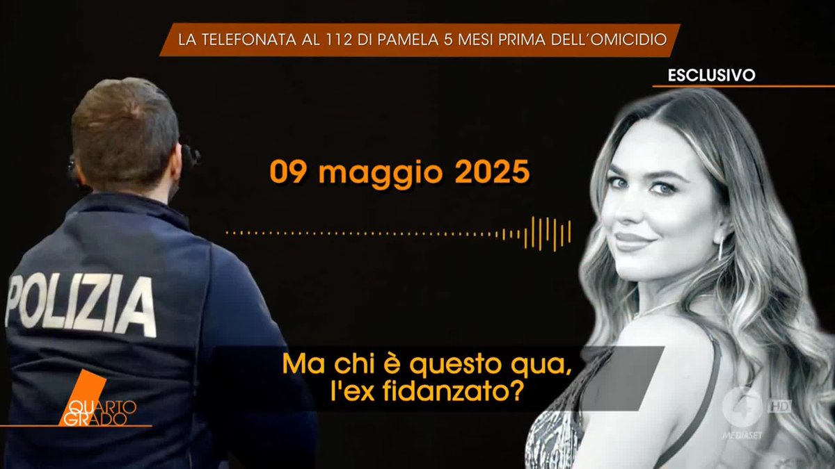 La telefonata al 112 di Pamela Genini, 5 mesi prima del femminicidio. #Quartogrado