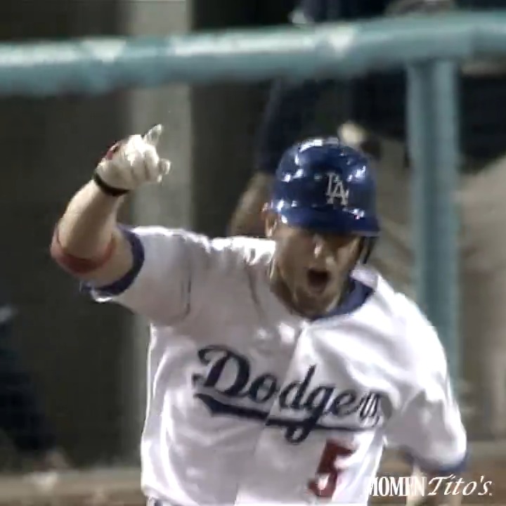 4+1. On this day in 2006, the Dodgers hit four consecutive home runs in the ninth inning, followed by a walk-off home run for a comeback win against the Padres. This MomenTito’s in Dodger history presented by Tito's Handmade Vodka.