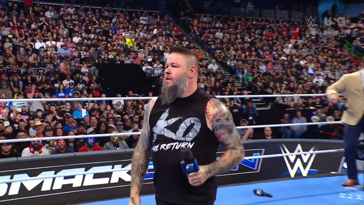 KEVIN OWENS IS HERE! BACK OF THE LINE, JOHNNY! 😂