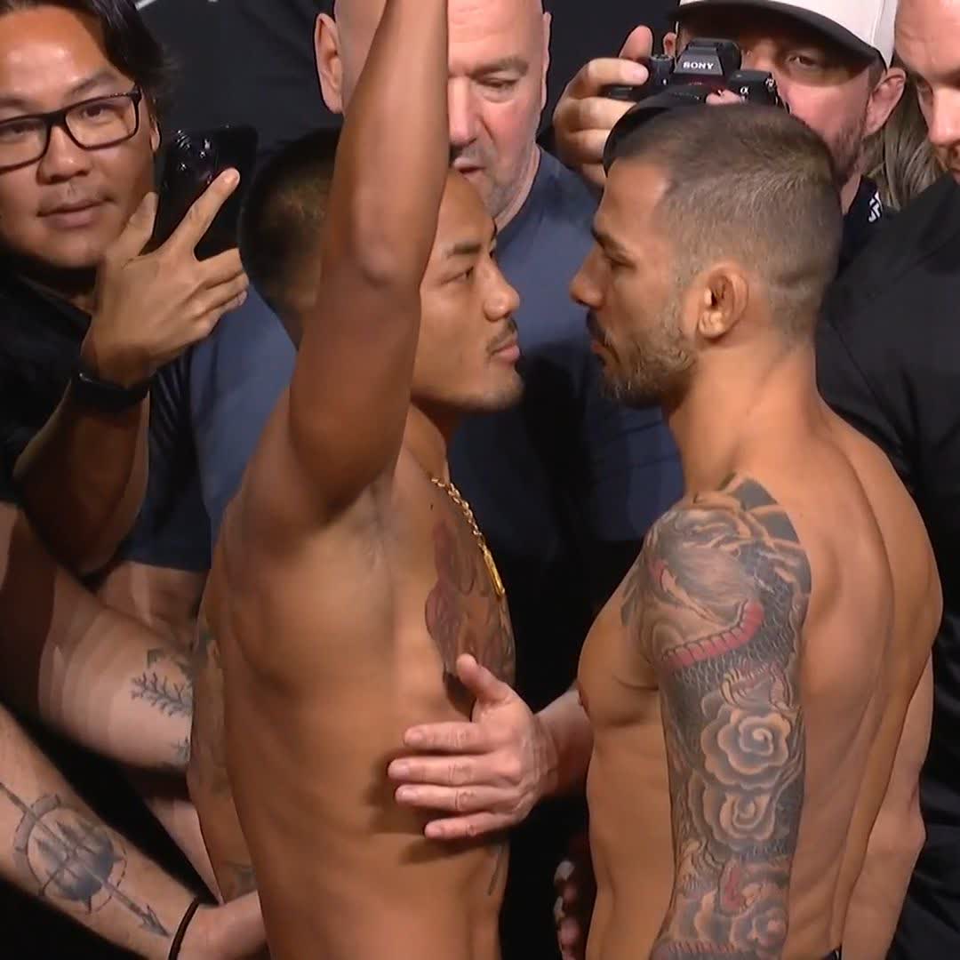 ヴァン×パントージャ 試合前最後のフェイスオフ! #UFC