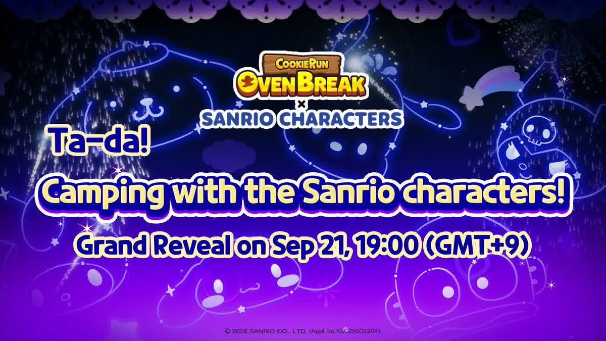 CookieRun: OvenBreak x Sanrio characters The sweetest collab you could ever imagine! 🍪🩷 Get ready for the cutest collab yet! ✨