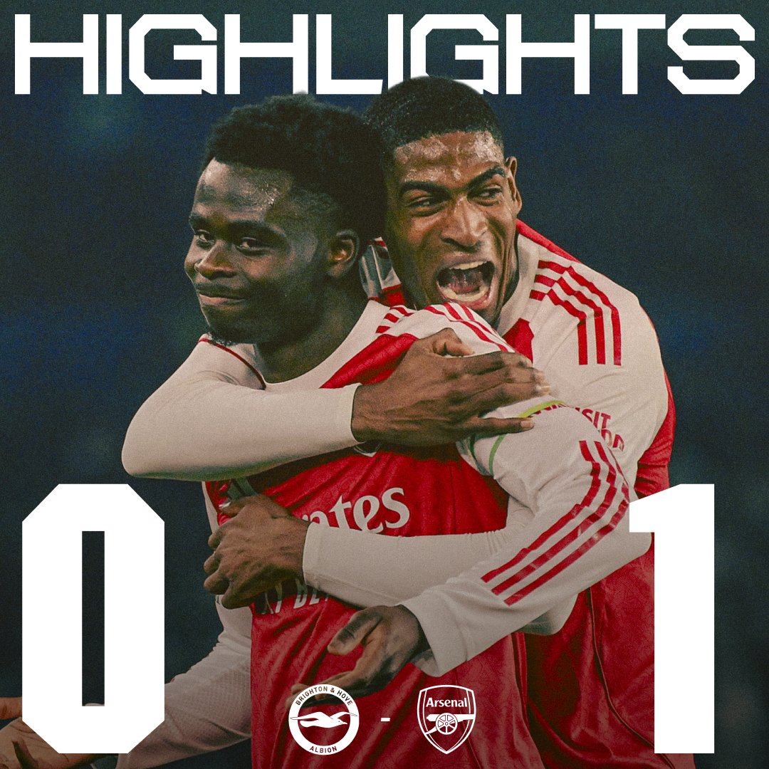 Brighton 0-1 Arsenal March 2026 Arsenal