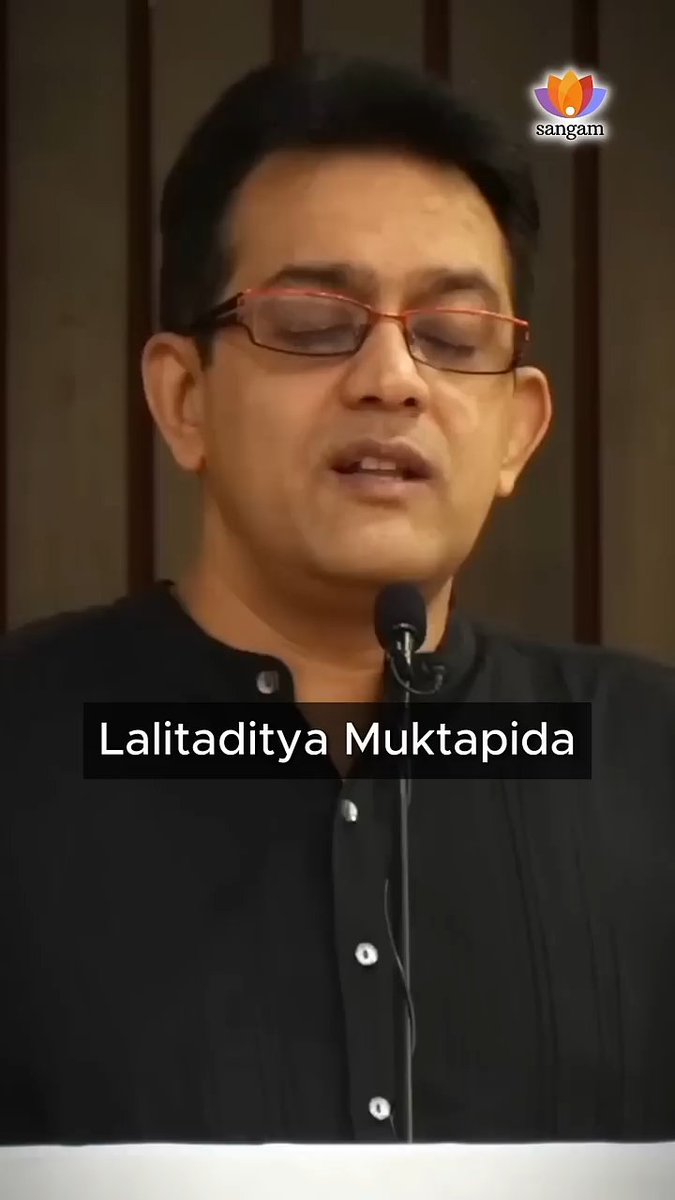 We are taught about the Arab invasions. We are almost never taught about the Hindu rulers who stopped their advance. Dr. Vikram Sampath recounts how Maharaj Lalitaditya and a confederacy of Hindu rulers across Bharat resisted successive Arab campaigns and kept their expansion largely confined to Sindh for centuries. Who were these rulers? Why is their resistance missing from our classrooms? History did not lack heroes. Our textbooks lacked their stories. #Lalitaditya #SangamTalks Dr. Vikram Sampath, FRHistS
