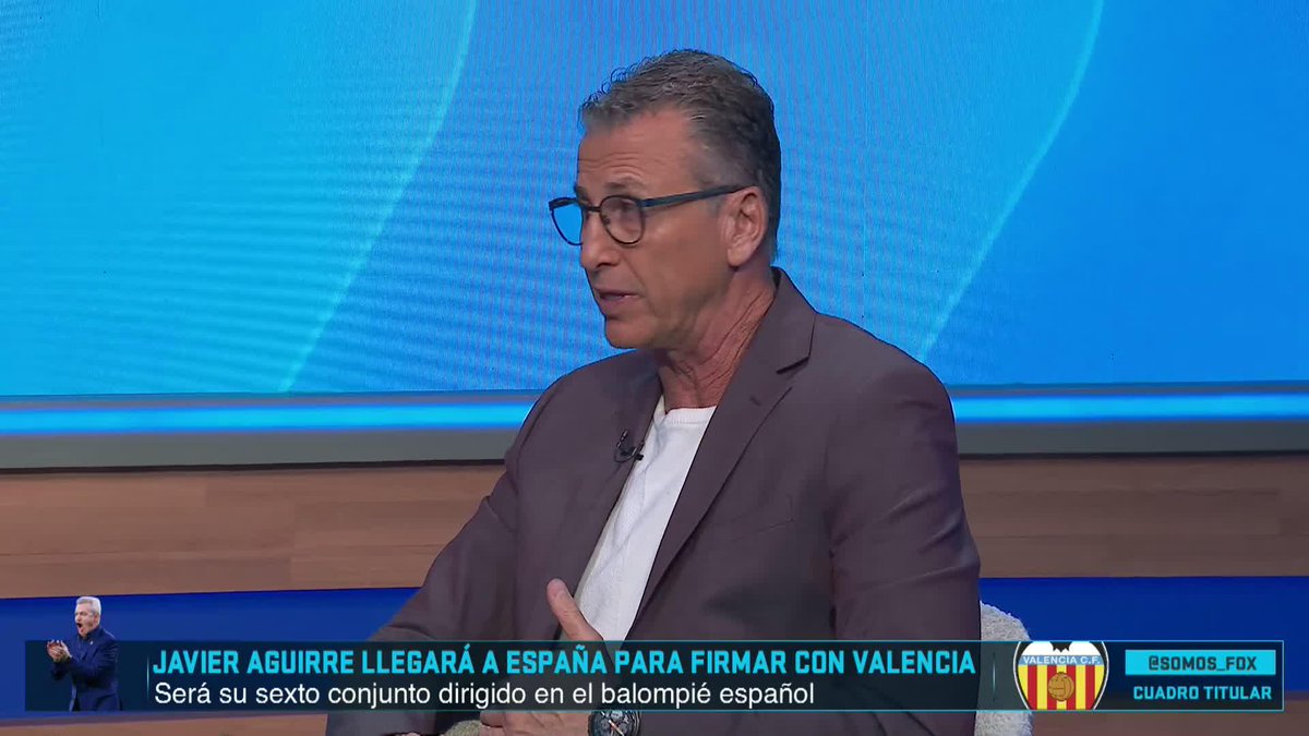 🇲🇽✈️🇪🇸 ¿VALENCIA SERÁ EL ÚLTIMO EQUIPO DEL VASCO AGUIRRE? ¿SE LLEVARÁ A ERIK LIRA? "Si firma dos años, sí" 🎙️ Angel García Toraño R.P. "Lo que diga su esposa, vivir en Valencia será un espectáculo" 🎙️ Daniel Brailovsky Y en #CuadroTitular 📺 discutimos la posibilidad de que fiche a Lira.