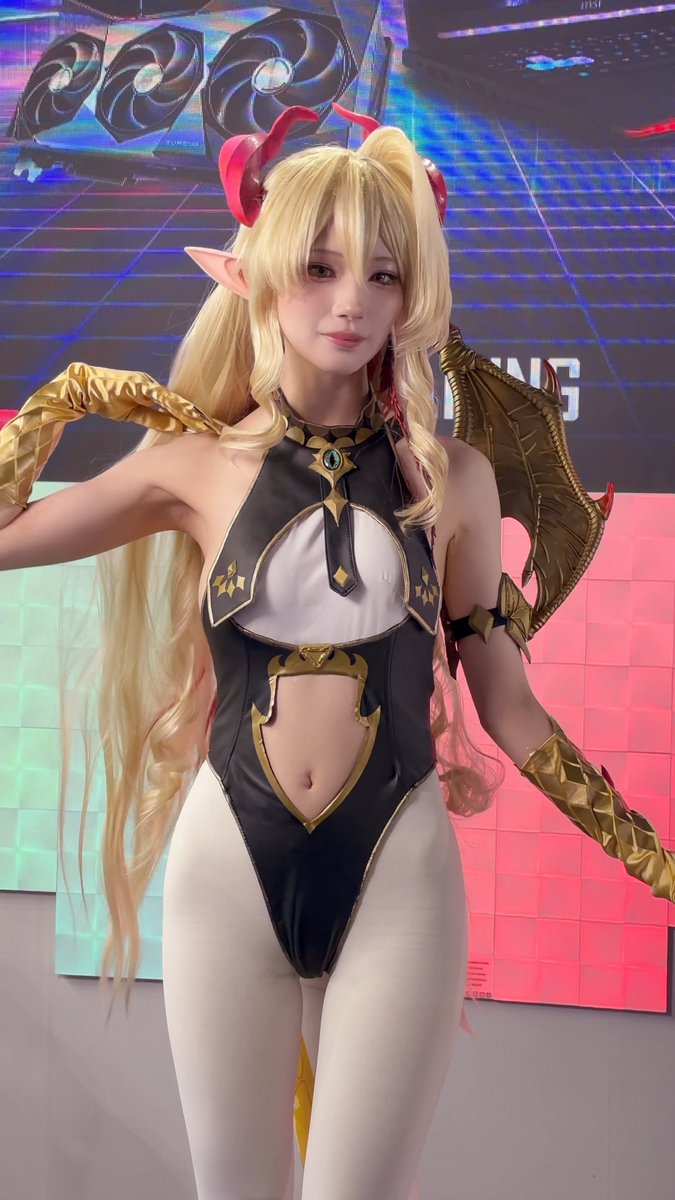MSIブース 月海つくねさん月海つくね つきみつくね🌙 #MSI_TGS2026 #TGS2026 #おつきみくらぶ