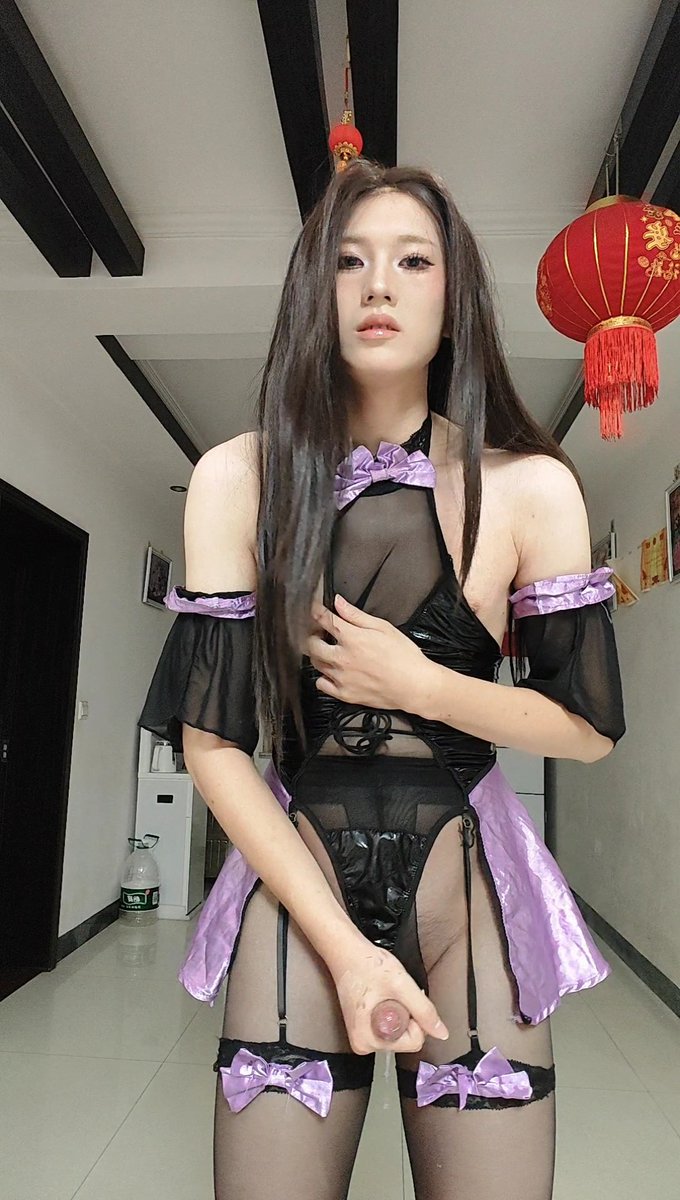依旧撸射!最近涨了好多粉丝谢谢关注 o(^▽^)o #伪娘 #男娘 #TS #cd