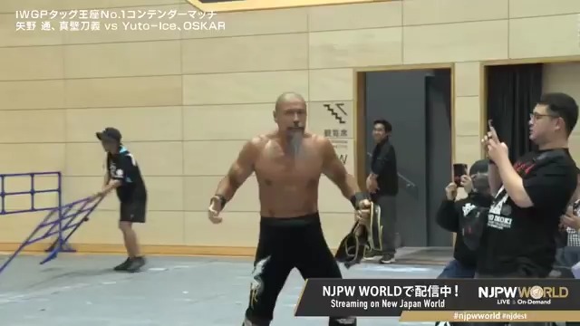 ⭐️NJPW BATTLE LINE HOKKAIDO⭐️室蘭大会‼️ 真壁のピンチに本間がアシスト‼️ そして怨念坊主が室蘭で目を覚す‼️ 🆚 真壁 刀義 & 矢野 通¥💰💴(TORU YANO) × Ice🧊💎 & OSKAR オスカー 視聴&登録⏩「NJPW WORLD」で検索 #njpwworld #njdest