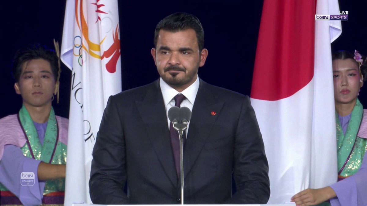 "بدأت رحلتي سفيرًا لشعلة آسياد الدوحة 2006 🇶🇦.. وبعد 20 عامًا أقف هنا رئيسًا للمجلس الأولمبي الآسيوي" كلمة سعادة الشيخ جوعان بن حمد آل ثاني رئيس المجلس الأولمبي الآسيوي في افتتاح دورة الألعاب الآسيوية الـ20 🇯🇵 جوعان بن حمد | #نديب_قطر | #قطر 🇶🇦