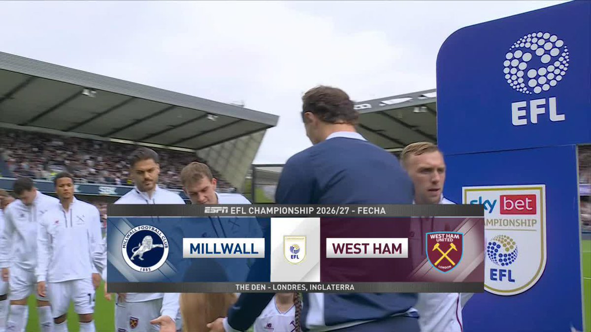 ¡SE VIENE EL CLÁSICO MÁS PICANTE DEL FÚTBOL INGLÉS! Millwall y West Ham a la cancha para enfrentarse por el Dockers' Derby en el #Championship. 📺 Miralo por ESPN en el Plan Premium de #DisneyPlus