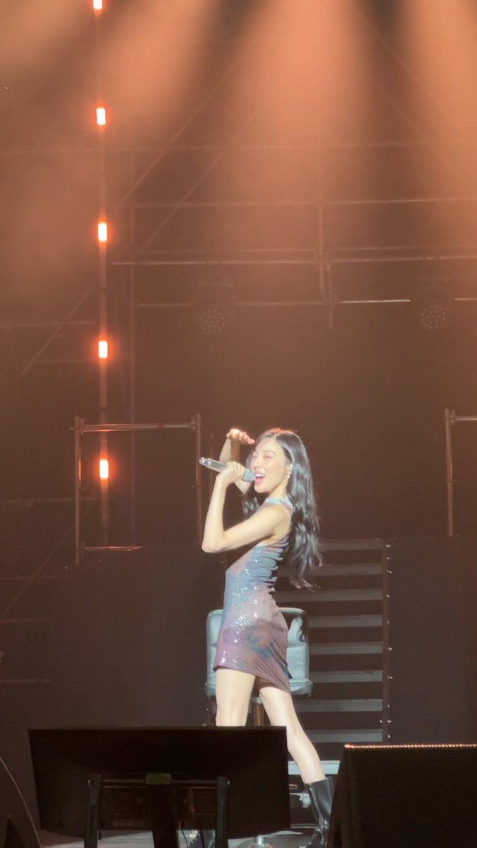 Tiffany Young did her iconic line ‘DJ, put it back on’ today.