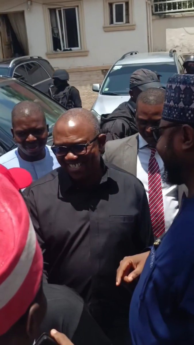 NDC presidential candidate, Mr Peter Obi, has just arrived in Kaduna State ahead of today’s Obi–Kwankwaso Talk, part of the Kaduna Town Hall Series.