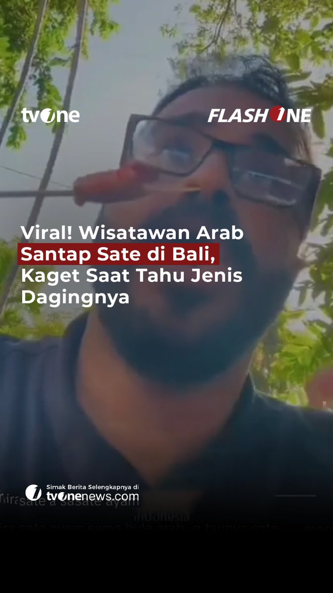 Viral, seorang wisatawan asal Arab di Bali mendadak kaget setelah mengetahui sate yang disantapnya ternyata bukan sate ayam, melainkan sate babi. Selengkapnya di video berikut ini! #ForYourInformation #CariBeritaditvOne #Bali #WisatawanArab #FYI02 #ZA03
