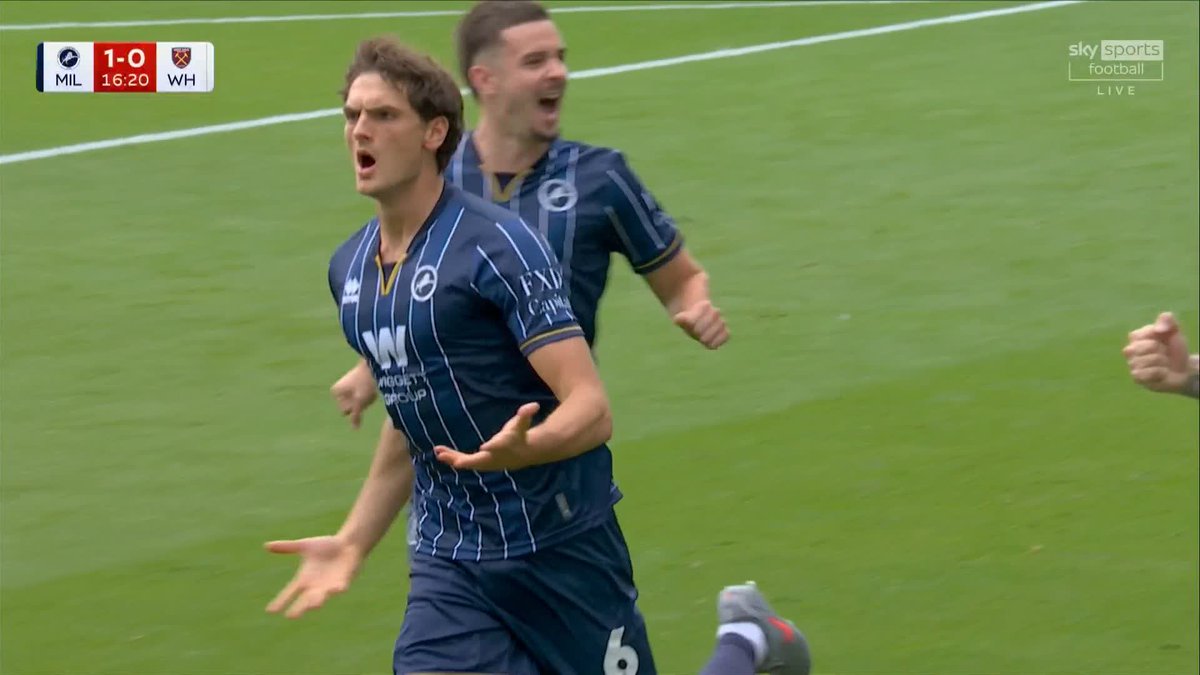 MILLWALL TAKE THE LEAD! 💥 Despite the heroics of Hermansen, Millwall eventually force the ball home through Caleb Taylor!