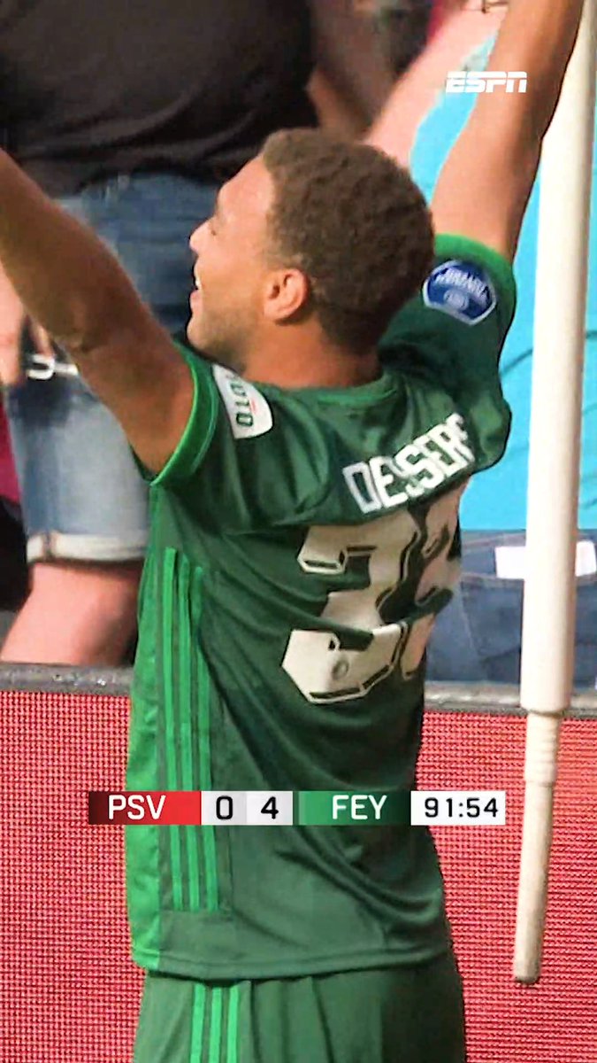 Precies 5️⃣ jaar geleden: Feyenoord wint met 0-4 in Eindhoven 😱