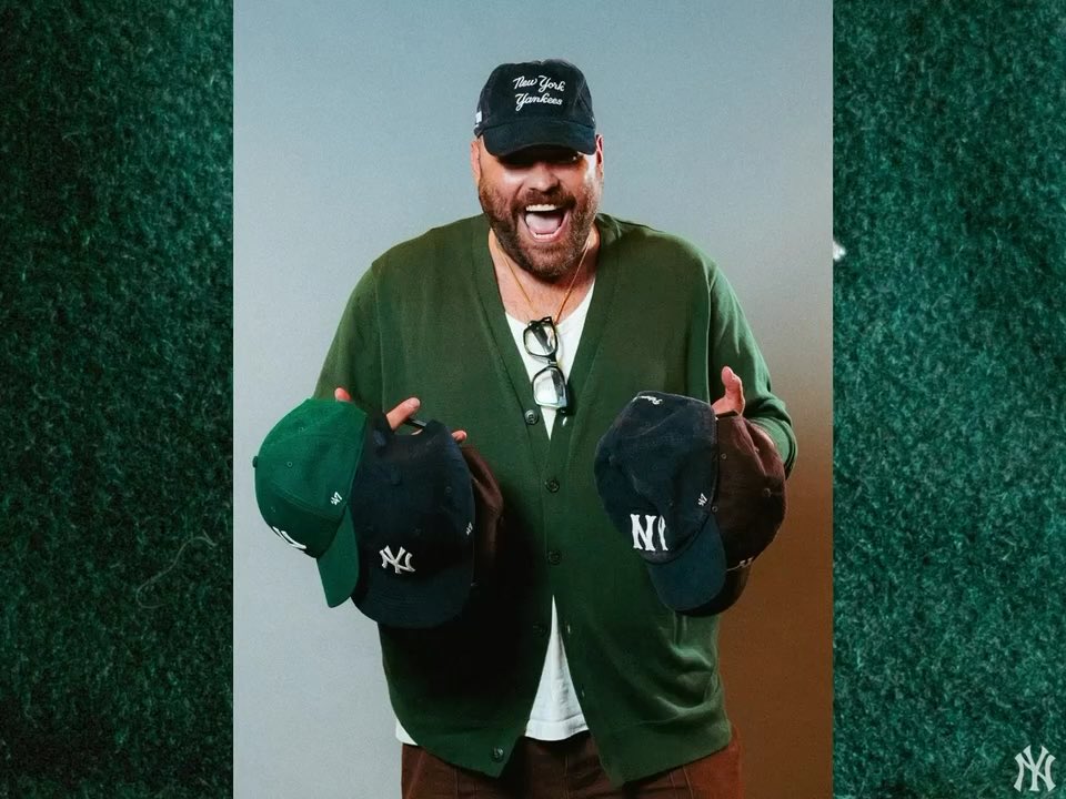 New hats from christian petroni and '47. So tasteful 🍅 Available at Yankee Stadium 9/21. Music: “ITALIA BREEZE” by jonbellion