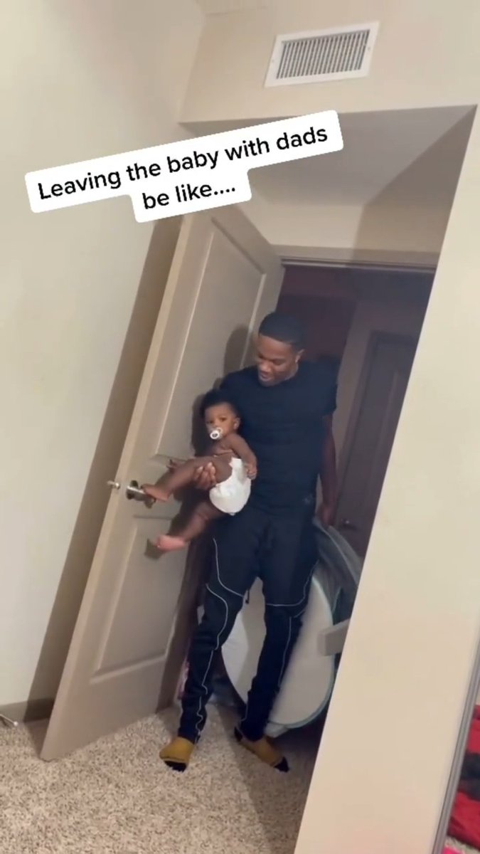 "The Cutest Dad &amp; Baby Team? 🥹❤️"