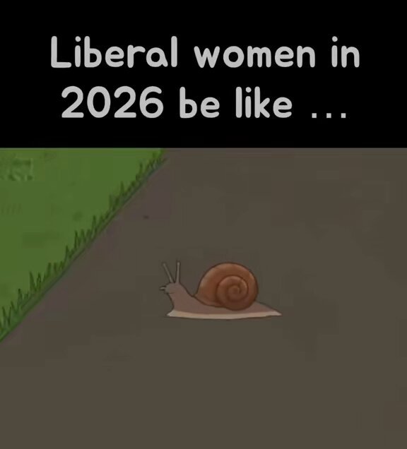 Liberal women in 2026 be like...