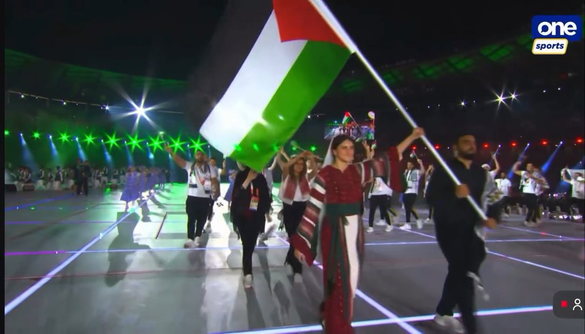 Palestine in the Asian Games. rooting for you!!! from the river to the sea, Palestine will be free! ❤️🍉