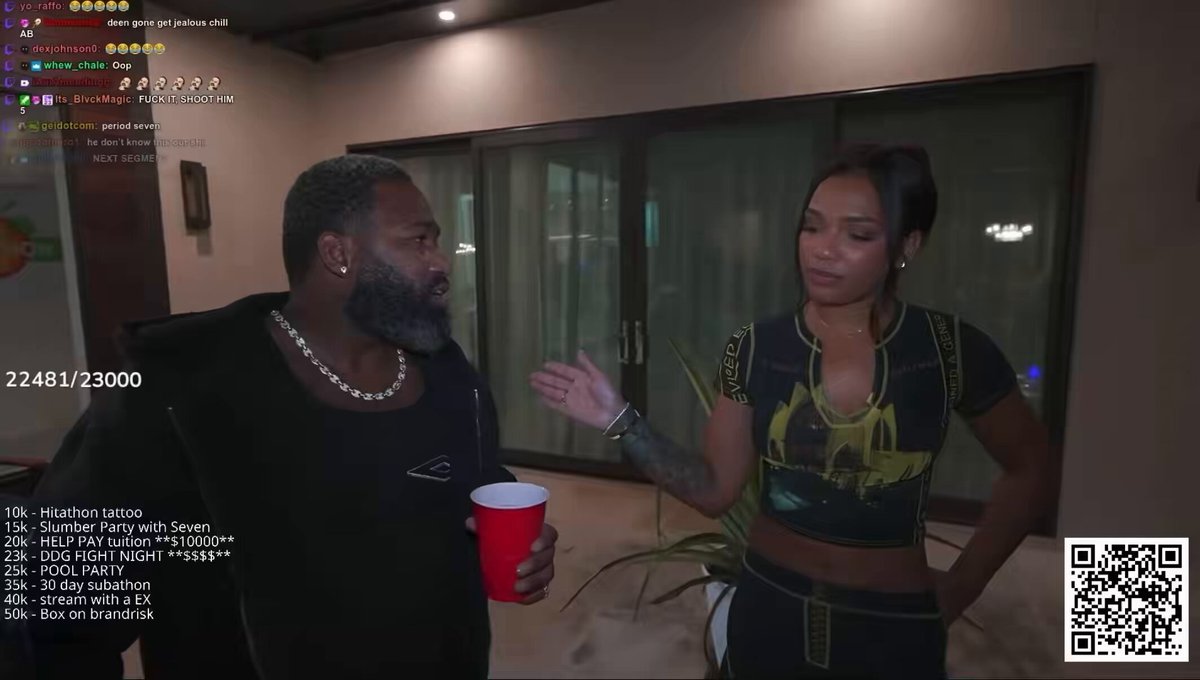 Adrien Broner tried to go BAND for BAND with DDG to win over his girl, SevenCraft but realized he made a mistake after DDG said he was ready to drop $250,000 😭🥀 “What’s your account and routing number bro, I’m about to just send it” “50?, how about 250”