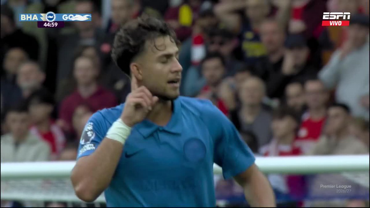 🤯🏴󠁧󠁢󠁥󠁮󠁧󠁿 BRIGHTON LE GANA 2-0 A ARSENAL.