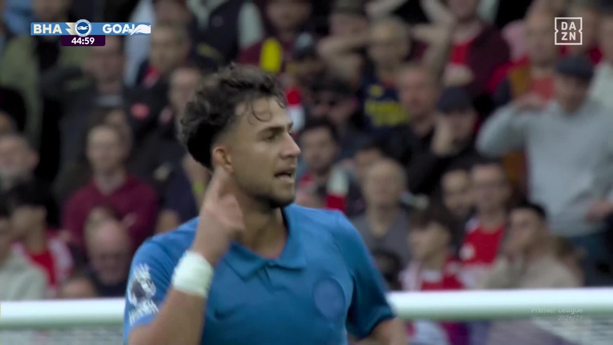 DOS GOLAZOS PARA TUMBAR AL CAMPEÓN AL DESCANSO 🤯🔥 El Brighton sorprende al descanso al Arsenal 😮💨 #PremierLeagueDAZN ⚽️🏴