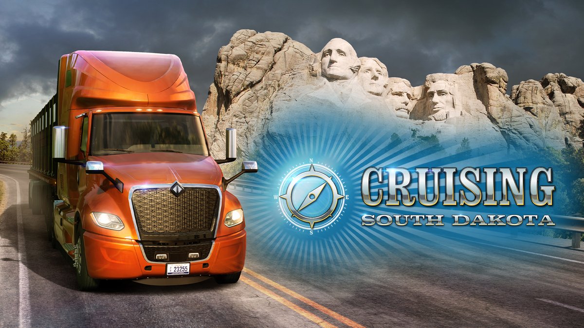 Join us for the #CruisingSouthDakota World of Trucks event! 🚛 Hit the road, complete deliveries, and earn awesome rewards as you explore the Mount Rushmore State, starting with the release of the South Dakota DLC on September 24! 🎁 Find out more 👇