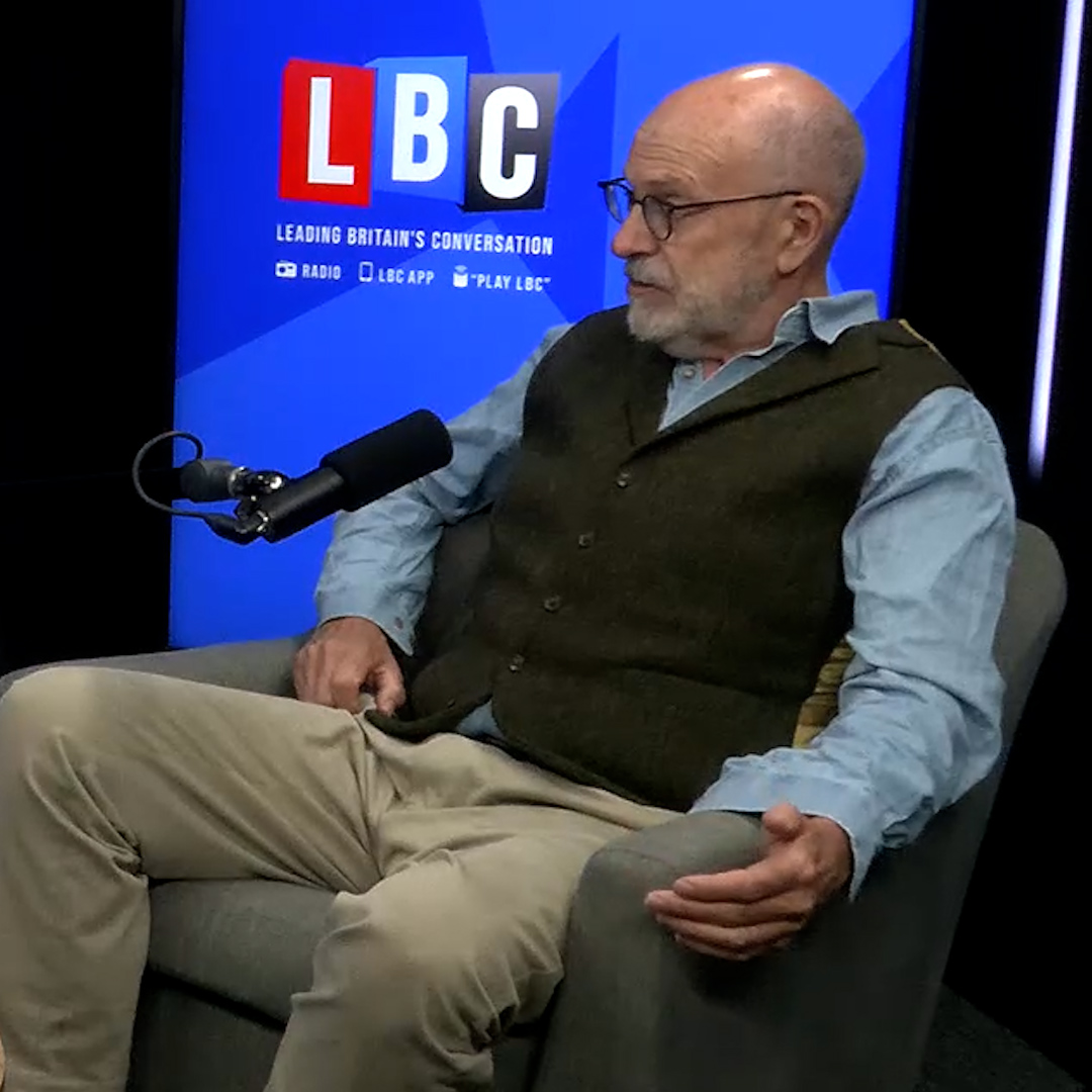 'He is a danger to our democracy.' Journalist John Sweeney tells James O'Brien that he's 'afraid' of Nigel Farage becoming Prime Minister since writing his book on the Reform leader.
