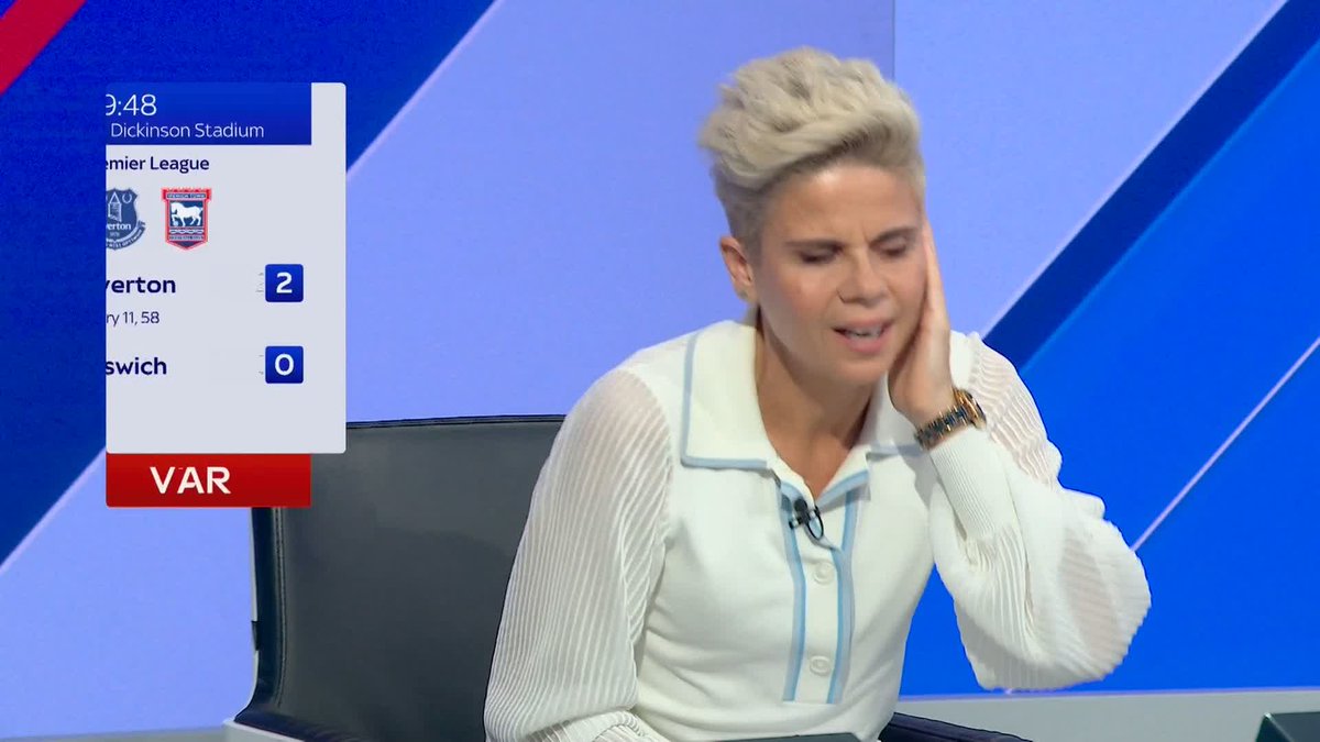 Sue Smith and Michael Dawson are convinced Everton's second goal should have stood after Thierno Barry saw his header ruled out against Ipswich for an offside 🤔