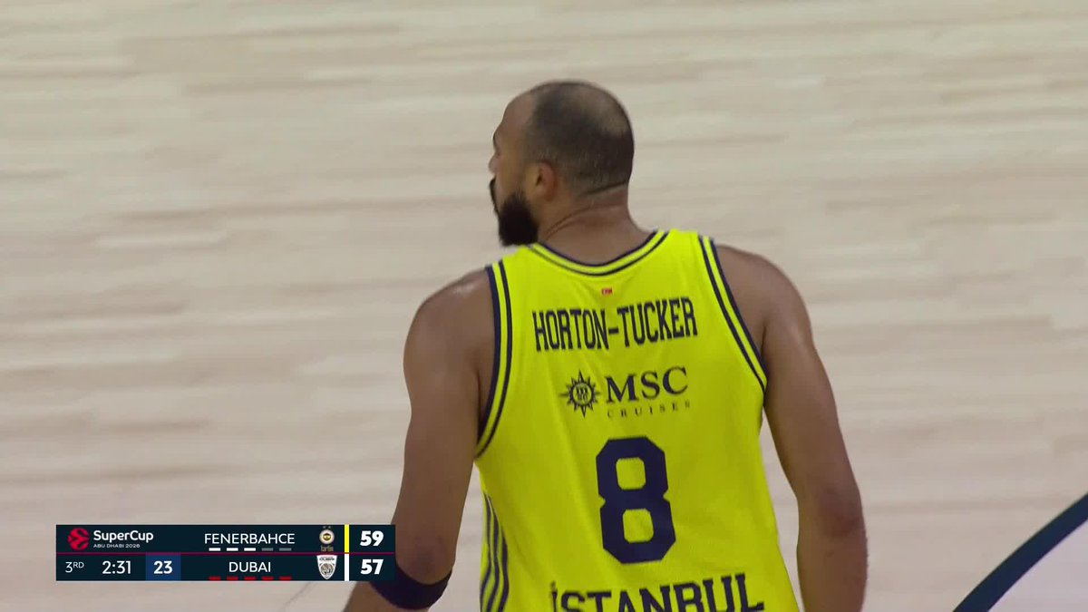 Talen Horton-Tucker! 🎯 Fenerbahçe Tarfin Erkek Basketbol 🟡🔵