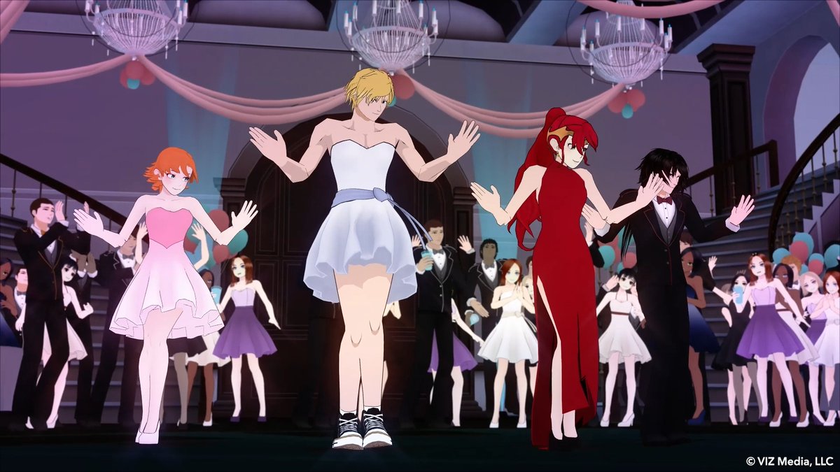 Happy National Dance Day! 💃🕺🪩 Time to bust a move with Team RWBY and Team JNPR!