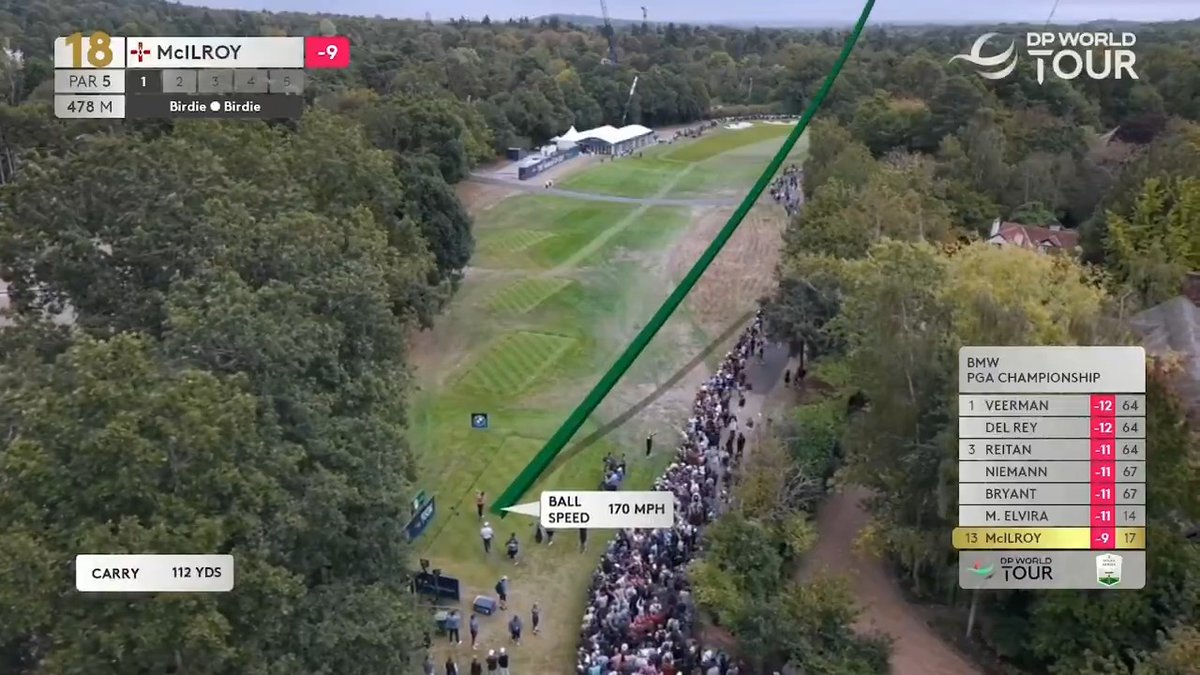 EVERY SHOT OF RORY'S DRAMATIC 18TH 😍 #BMWPGA | #RolexSeries