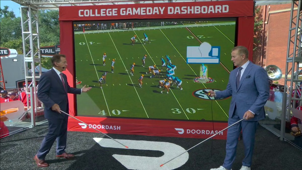 Coach Saban and Kirk Herbstreit break down the art of the RPO 🎨