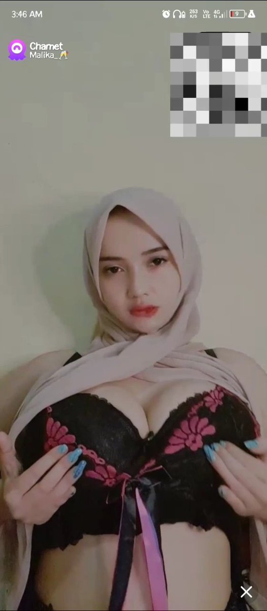 Malika jilbab chamet full DM #chamet #jilboob #tigo