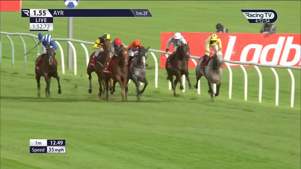 Fast Tracker - last to first in the £60,000 Doonside Cup! Four winners on the day for Wathnan! Ladbrokes