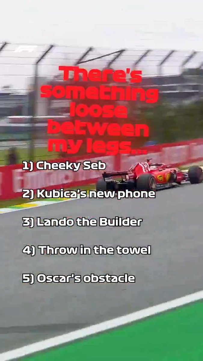 Unexpected items... 👀 This is five times F1 drivers have suddenly been greeted to unwanted things in the cockpits of their cars 😬 #F1