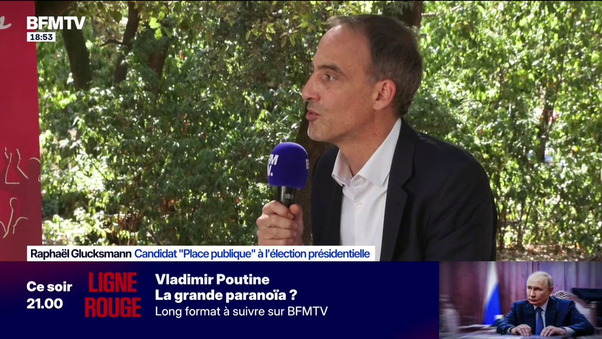 "Il faut taxer les super-profits", estime Raphaël Glucksmann, candidat Place publique à la présidentielle, via la primaire socialiste
