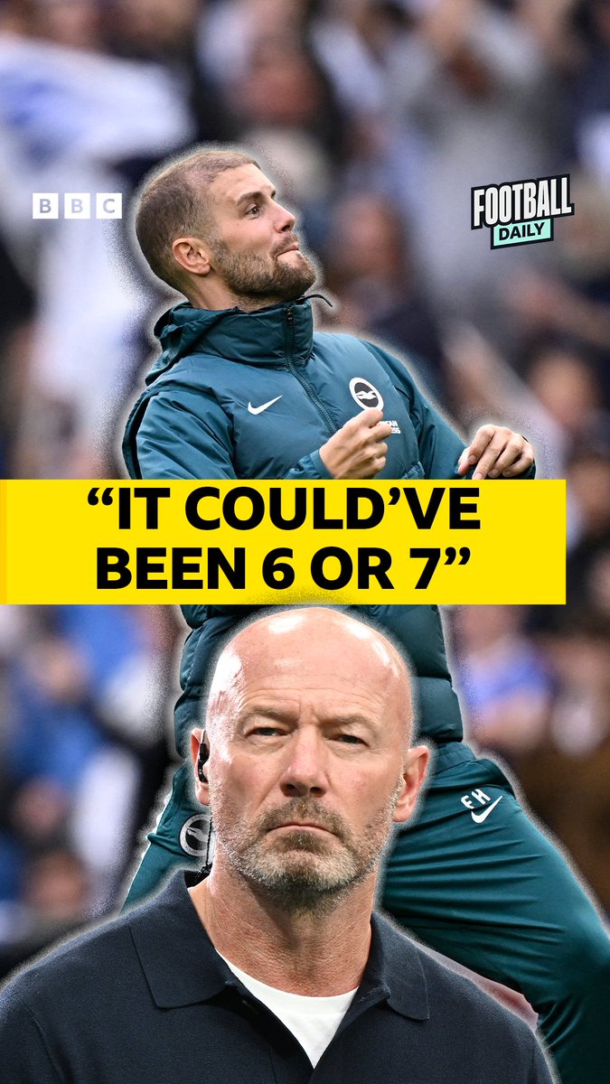 "It could've been 6 or 7!" 💥 👀 Alan Shearer says Brighton should’ve got more after they absolutely battered Arsenal #BBCFootball #AFC #BHAFC