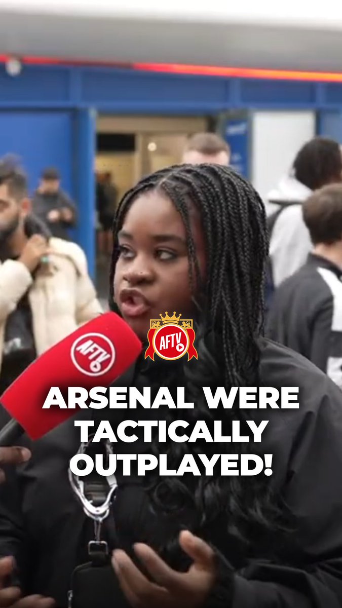 Arsenal were outplayed from the first minute, and the tactical setup simply wasn’t good enough. Arteta has to fix this fast 🫠 #FanCams