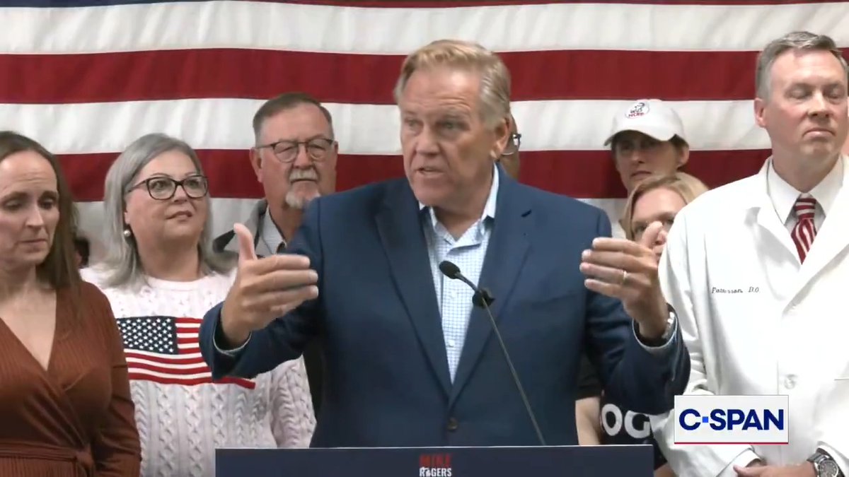 U.S. Senate candidate Mike Rogers (R-MI) criticizes opponent Abdul El-Sayed (D-MI) for saying that he wants a healthcare system like Canada: "My argument is, he should move to Canada."