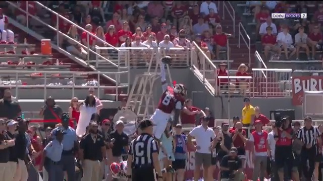 🏈 Oh là là Chris Marshall !!! C'est la réception de l'année en NCAA à une seule main !!! 🔥🔥🔥