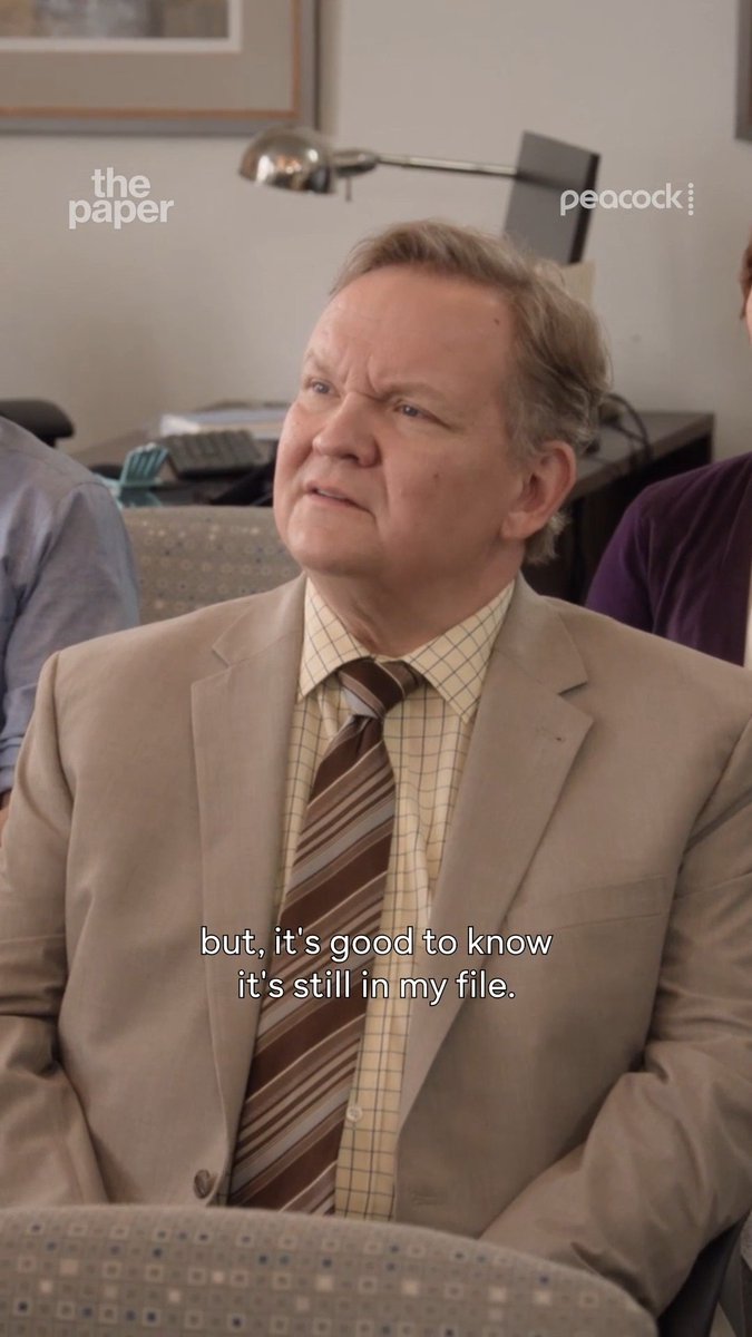The file is forever. A new season of #ThePaper is streaming on Peacock.