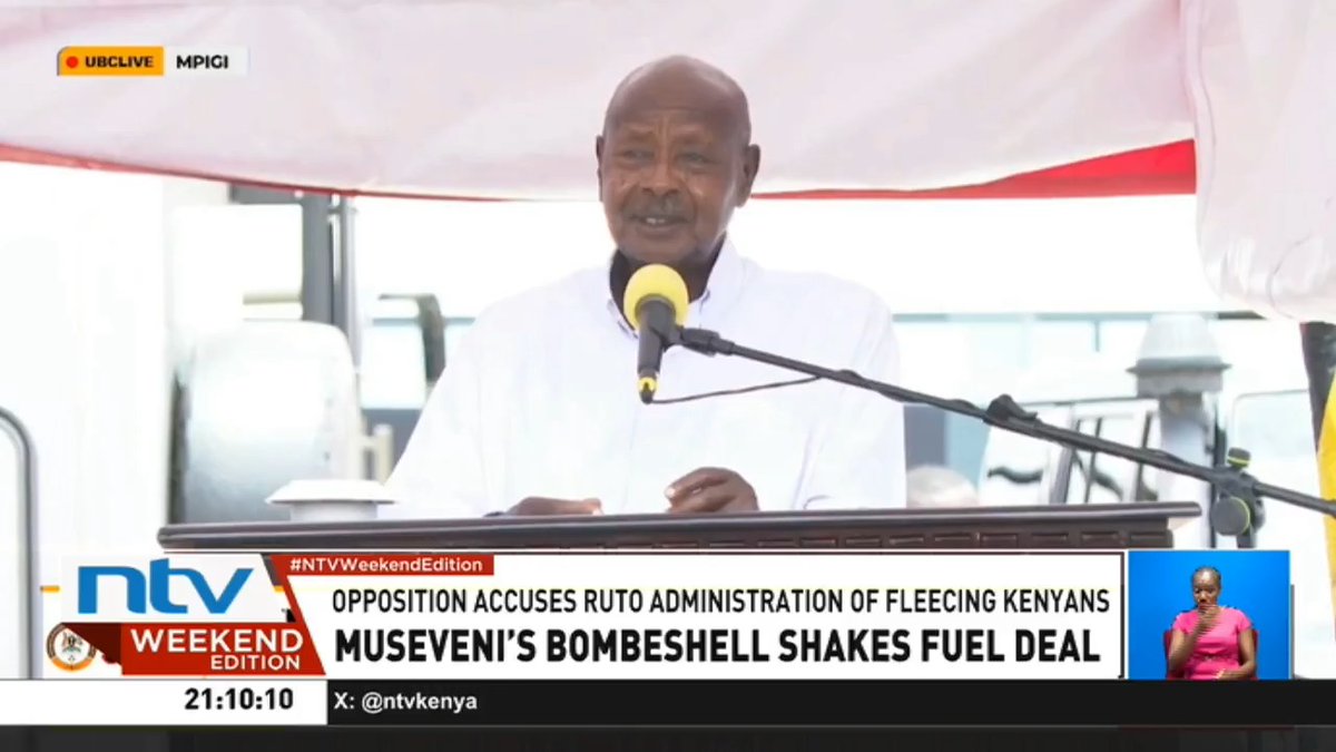 Museveni's oil deal bombshell President Museveni’s fuel bombshell exposes Kenya's G-to-G deal as a middlemen's paradise. #NTVWeekendEdition Ben Kitili