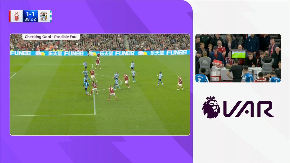Igor Jesus' equaliser is ruled out after a VAR check for a foul ❌