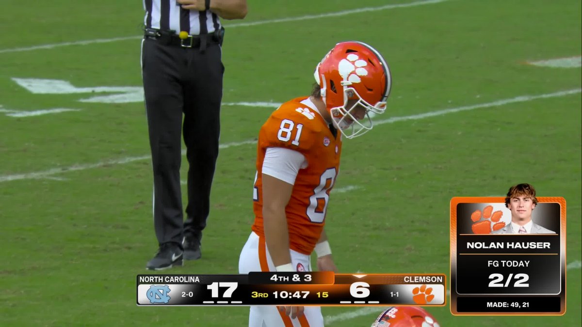 Clemson fans are booing
